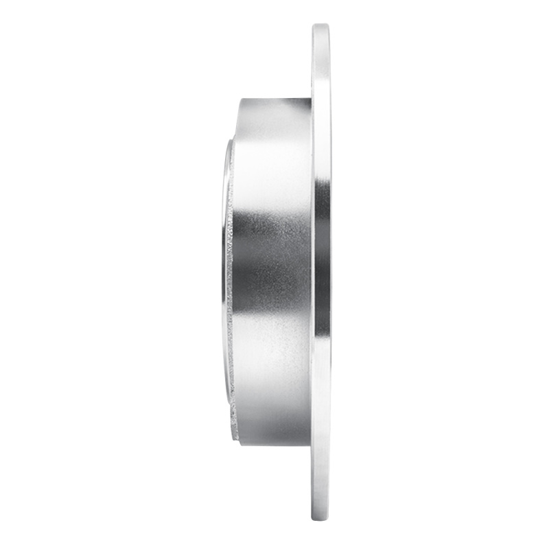 Mazda Millenia Brake Rotor (1) - Rear Right - R1 Concepts - Drilled & Slotted - Silver - `95-`02